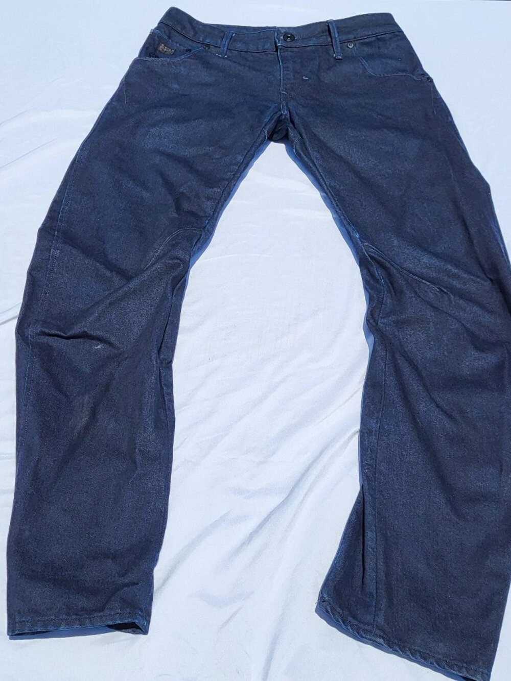G-Star Raw Drop 2 Arc 3D Slim Jeans Men's 31x32 Blue Denim Streetwear Y2K